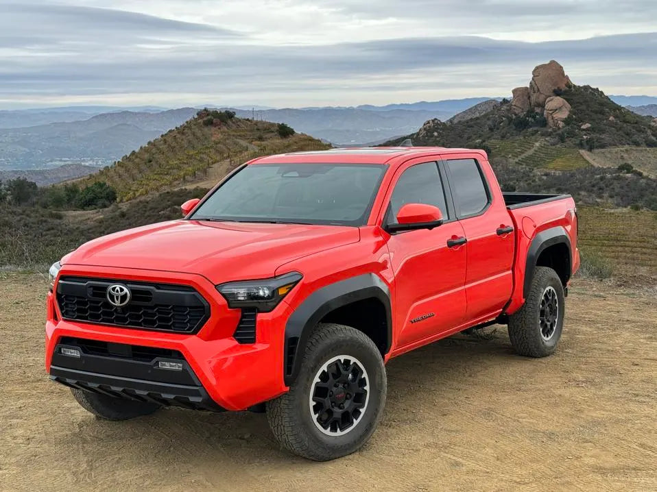 5-Piece Blackout Emblem Overlay Kit for 2024-2025 Tacoma 4x4 SR5 – Sleek Matte Black Finish