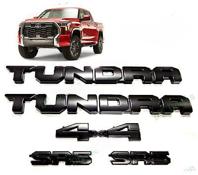 Black Emblem Overlays for Tundra (2022-2026)