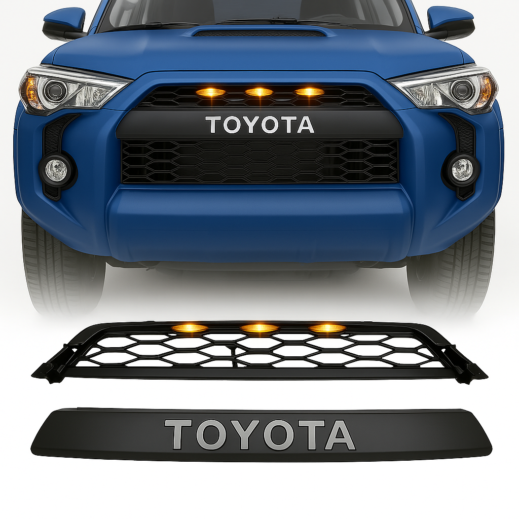 4Runner TRD Grille 2020-2024 with raptor lights