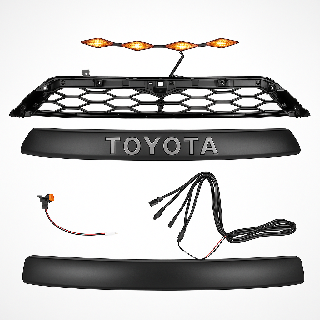 4Runner TRD Grille 2020-2024 with raptor lights