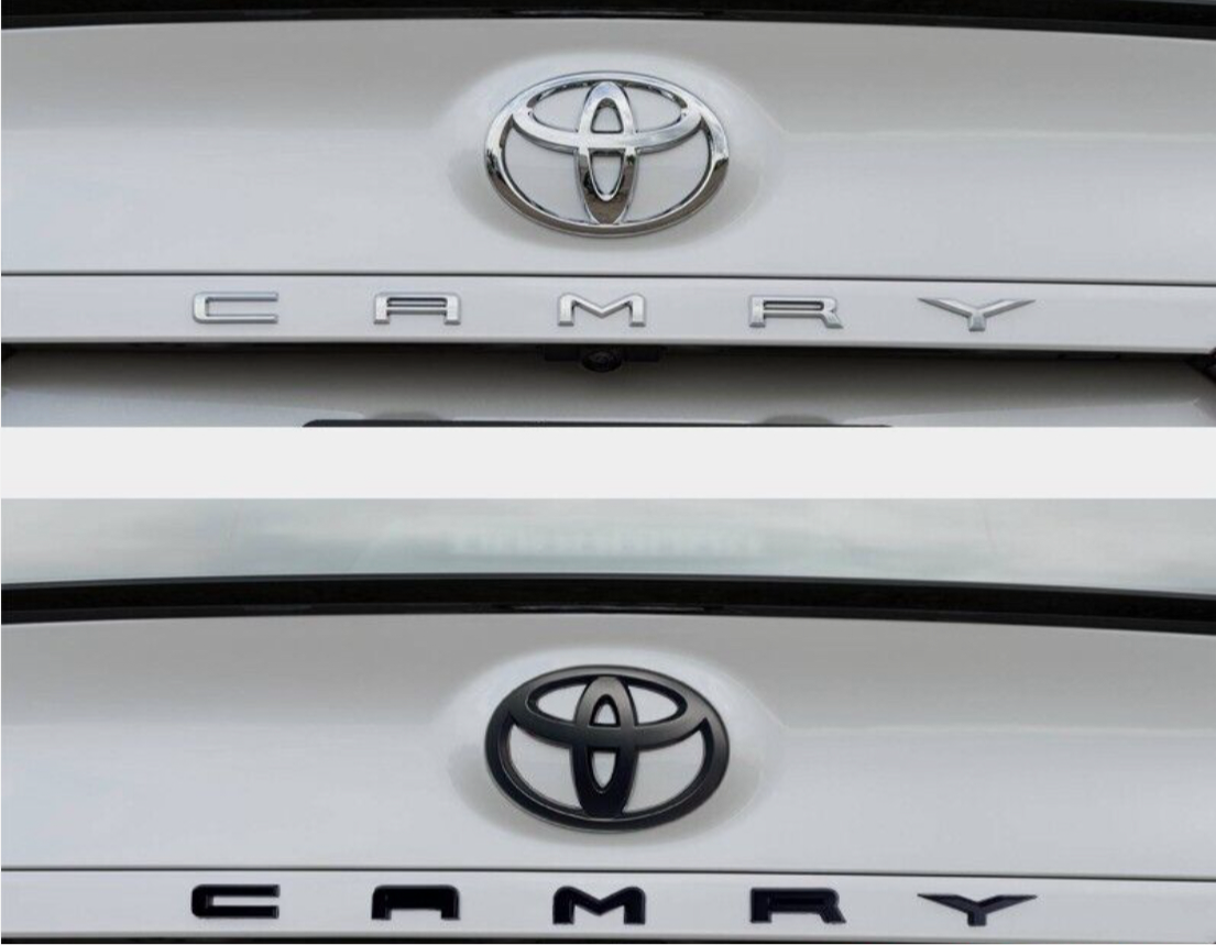 Black Emblem Overlays Kit for Camry SE (2018-2024)