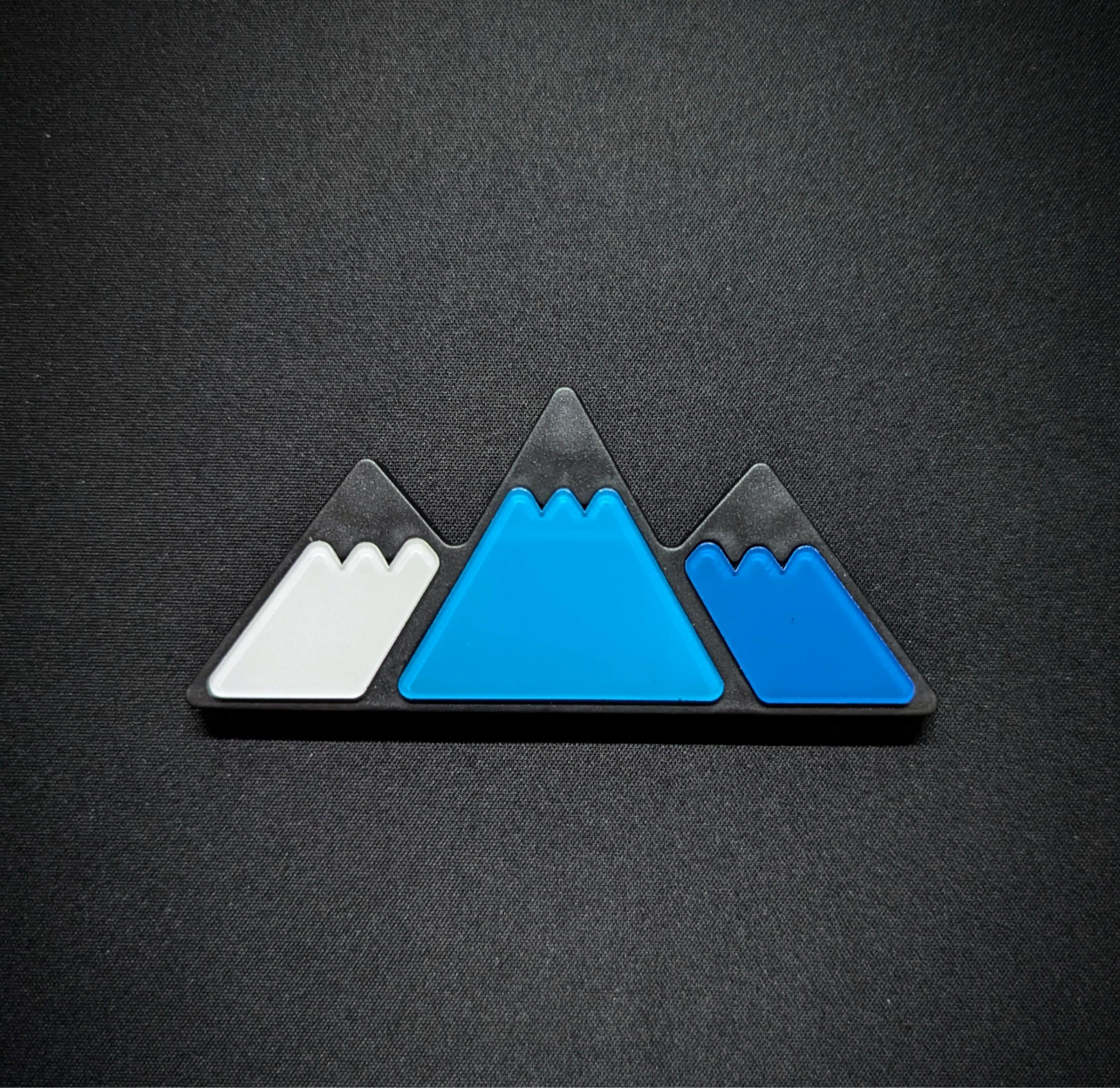 TriColor 3 Color Grille Badge Emblem