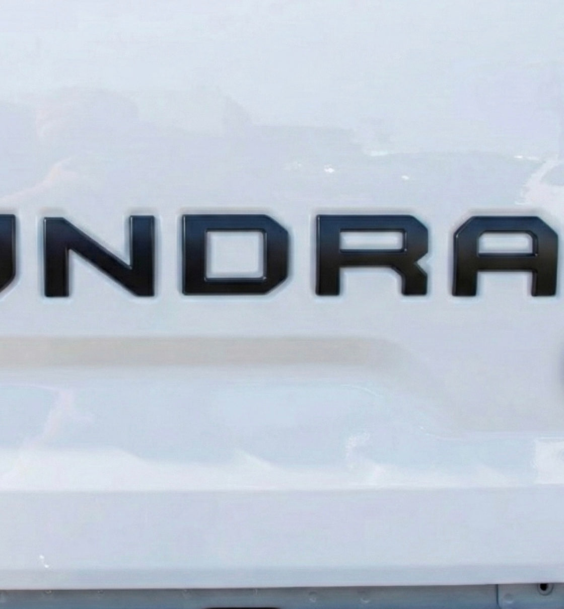 Matte Black Finish 3D 6pcs Tailgate Letter Pieces For 2014-21 Tundra