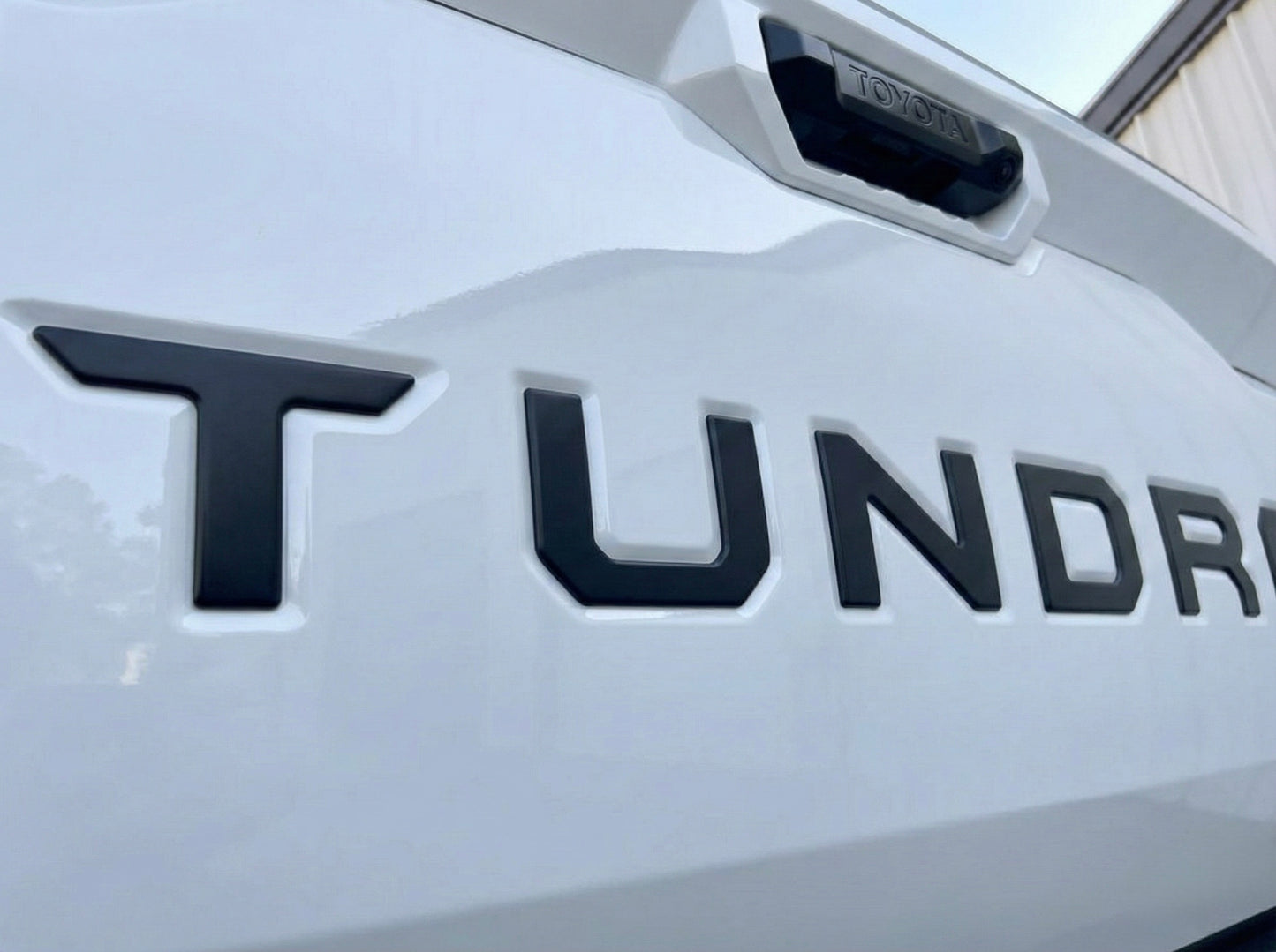 Tailgate Insert Letters for Tundra 2022-2024 – Matte Black