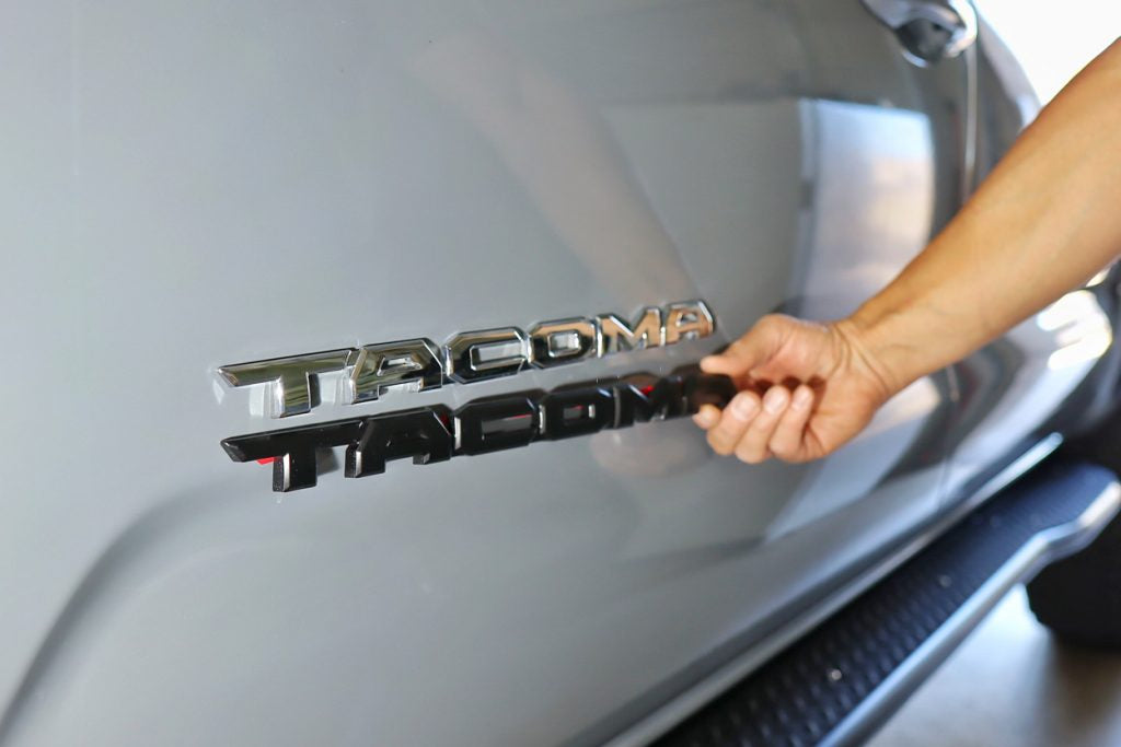 Black Emblem Overlays for Tacoma (2016-2023)