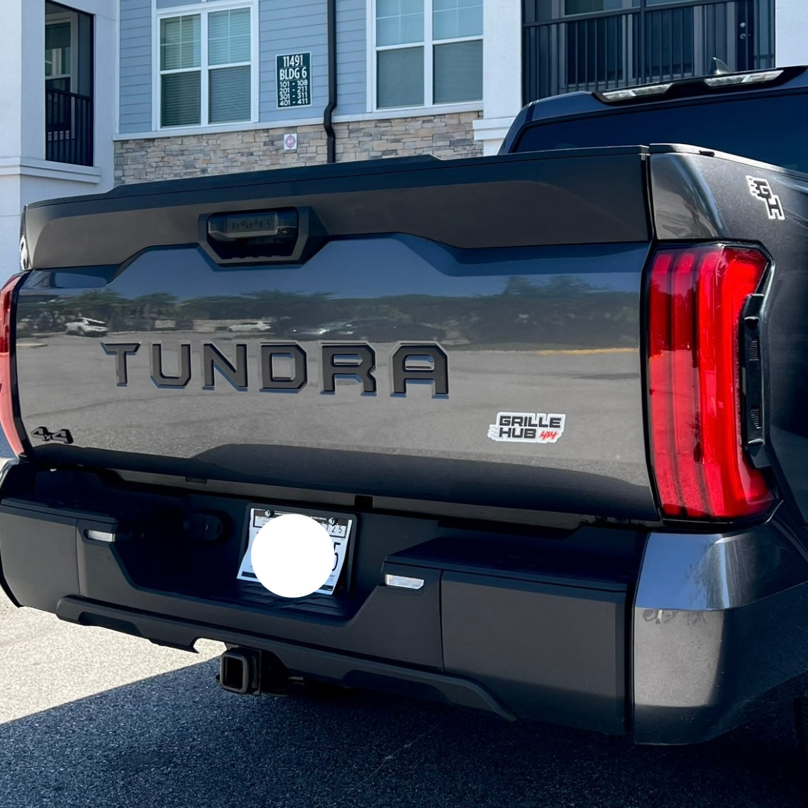 Tailgate Insert Letters for Tundra 2022-2024 – Matte Black