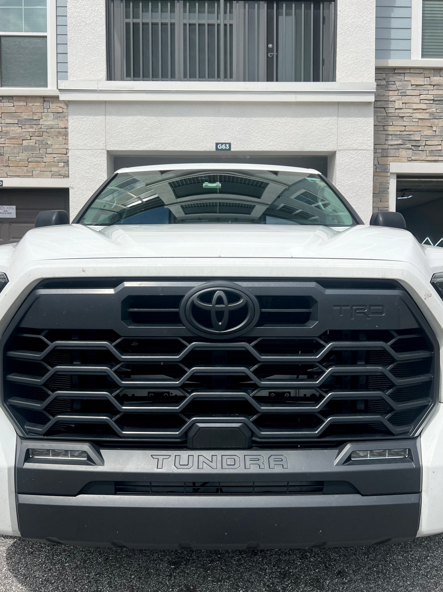 NEW 2022-2025 Tundra Matte Blackout Overlay Front Grille Emblem
