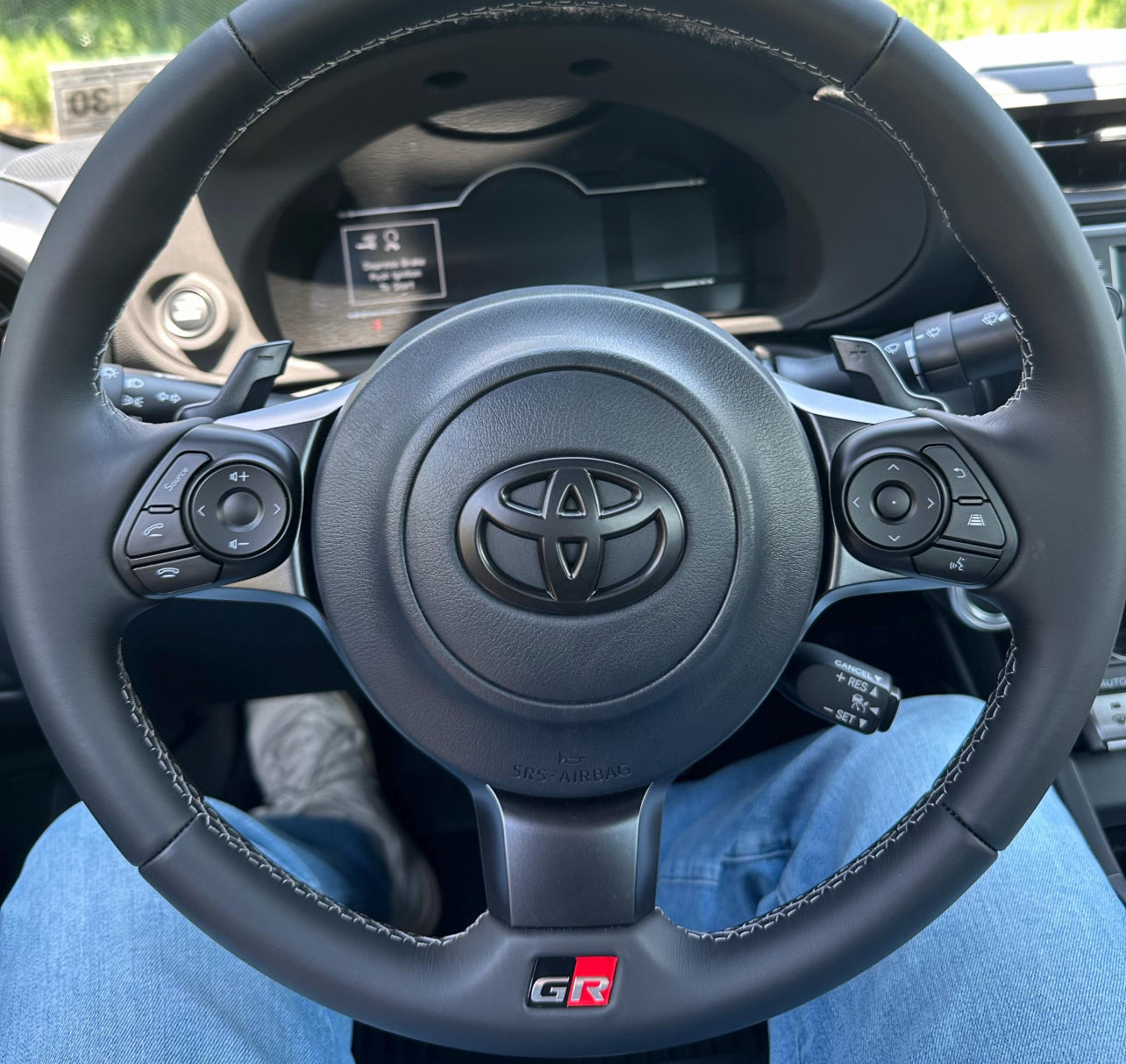 Matte Black Steering Wheel Emblem Overlay Fits Camry, Rav-4, Corolla, Tundra, Tacoma, Highlander, 4-Runner & Chr