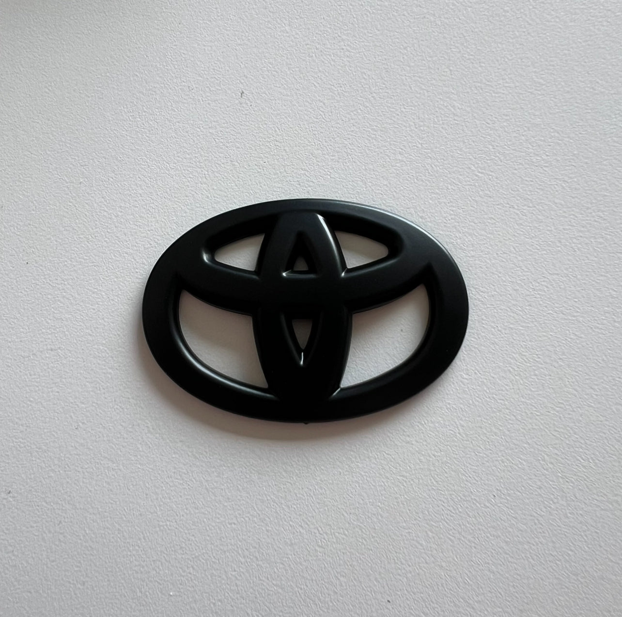 Matte Black Steering Wheel Emblem Overlay Fits Camry, Rav-4, Corolla, Tundra, Tacoma, Highlander, 4-Runner & Chr