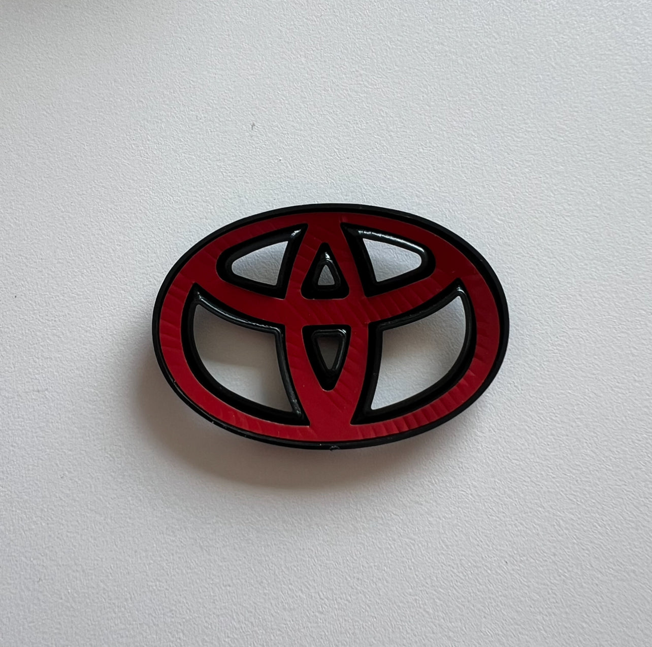 Matte Black Steering Wheel Emblem Overlay Fits Camry, Rav-4, Corolla, Tundra, Tacoma, Highlander, 4-Runner & Chr