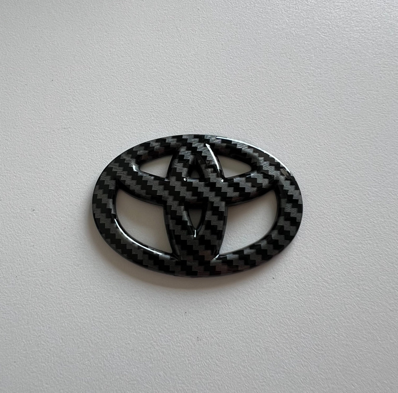Matte Black Steering Wheel Emblem Overlay Fits Camry, Rav-4, Corolla, Tundra, Tacoma, Highlander, 4-Runner & Chr