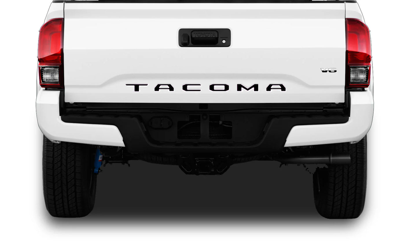 Toyota Tacoma Tailgate Lettering Tan