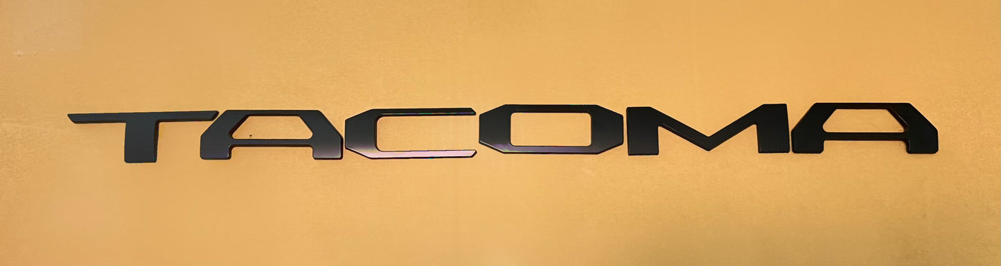 Toyota Tacoma Tailgate Lettering Tan