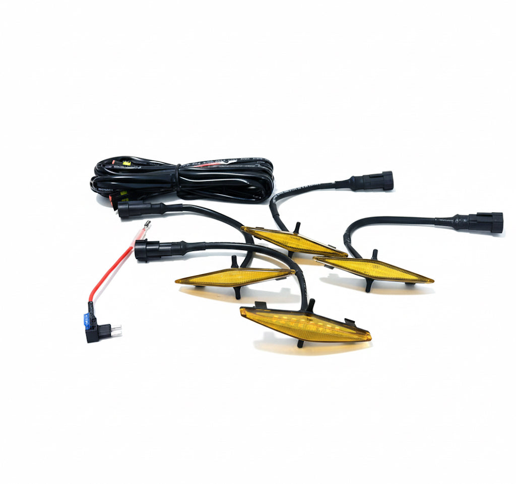 4Runner TRD Grille 2020-2024 with raptor lights