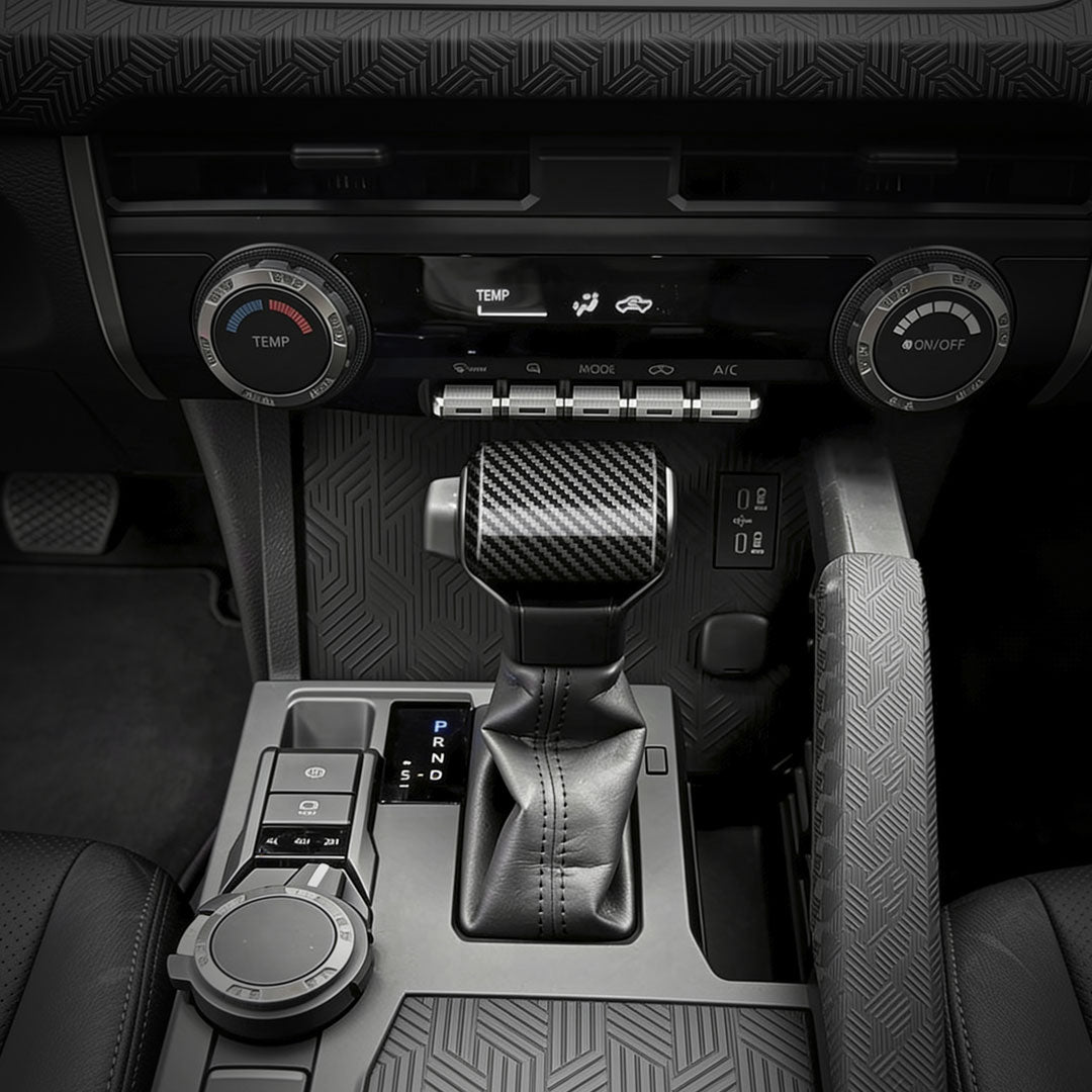 SHIFT KNOB FIBER OVERLAY TACOMA (2024+) & TUNDRA (2022+) & SEQUOIA (2023+)