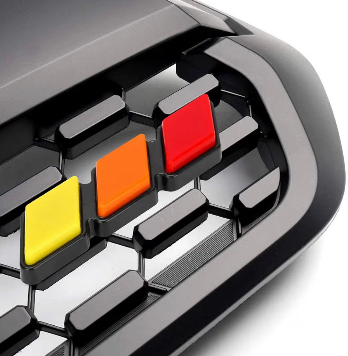 TriColor 3 Color Grille Badge Emblem