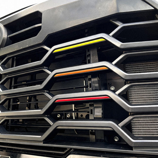 Tri-color Front Grill TRD Heritage Stripes for Tundra 2022-2026