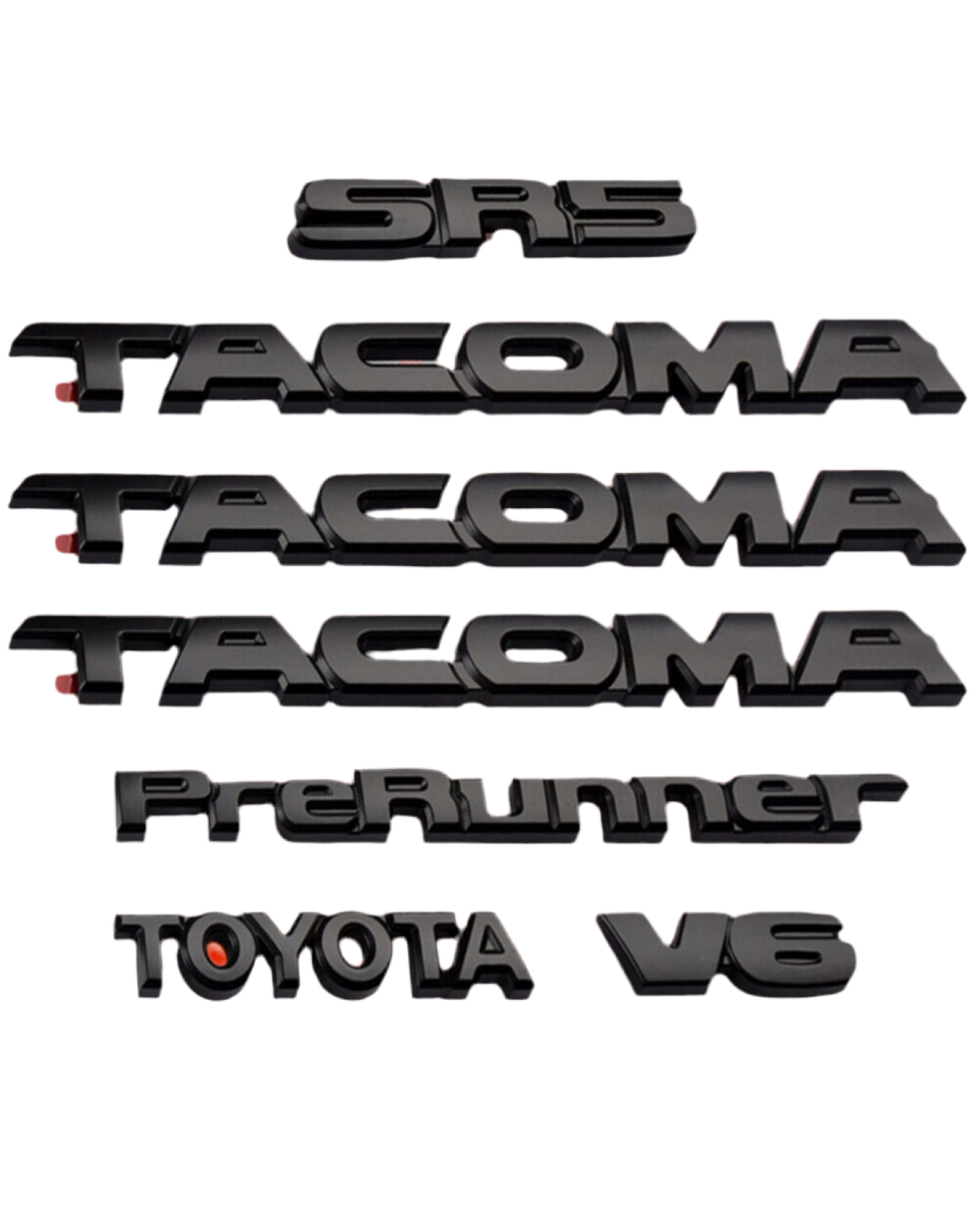 Black Emblem Overlays for Tacoma (2005-2015)