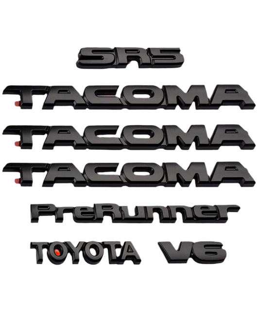 Black Emblem Overlays for Tacoma (2005-2015)