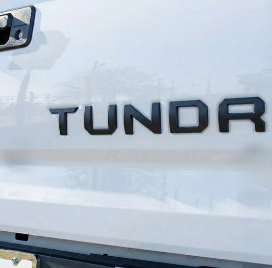 Matte Black Finish 3D 6pcs Tailgate Letter Pieces For 2014-21 Tundra