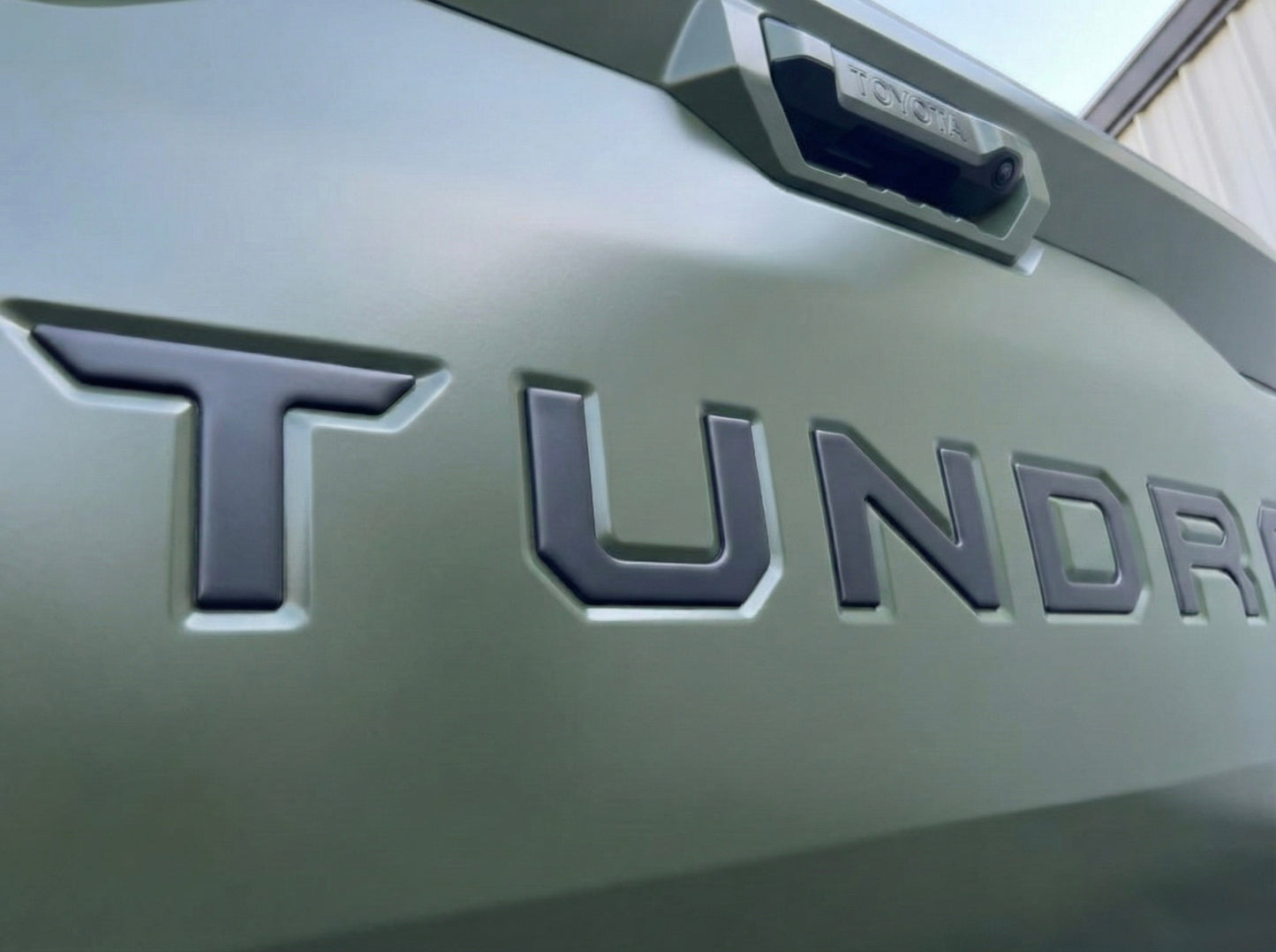 Tailgate Insert Letters for Tundra 2022-2024 – Matte Black