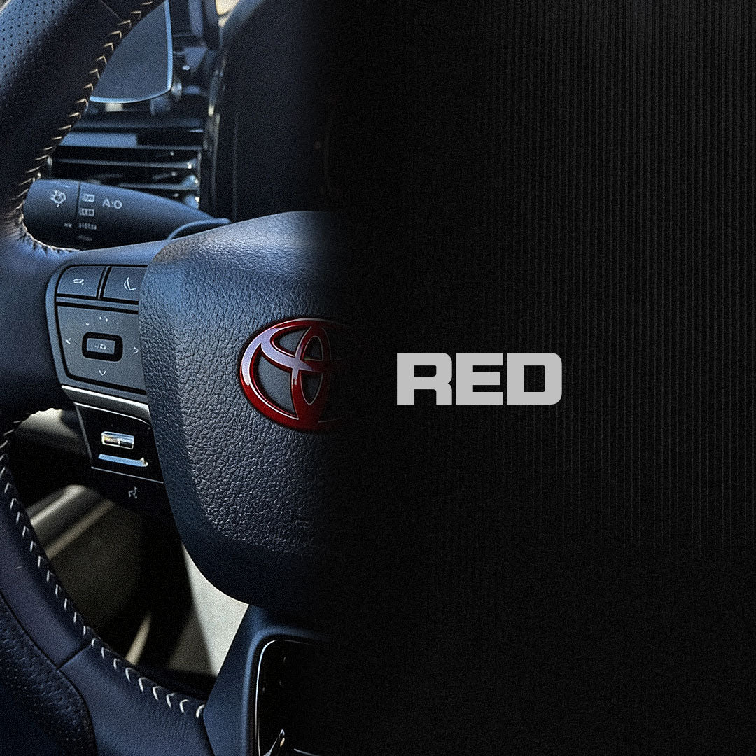NEW Black Matte Steering Wheel Emblem Fits NEW Models 2024-2026 Tacoma, 4Runner & Camry