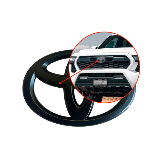 NEW 2024-2026 Tacoma Matte Blackout Overlay Front Grille Emblem