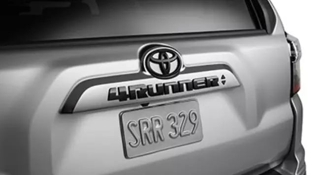 Matte Black 4Runner SR5 Emblems