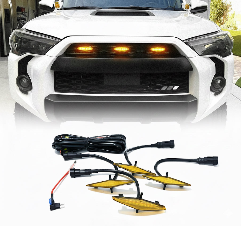 4Runner TRD Grille 2014-2019 with raptor lights