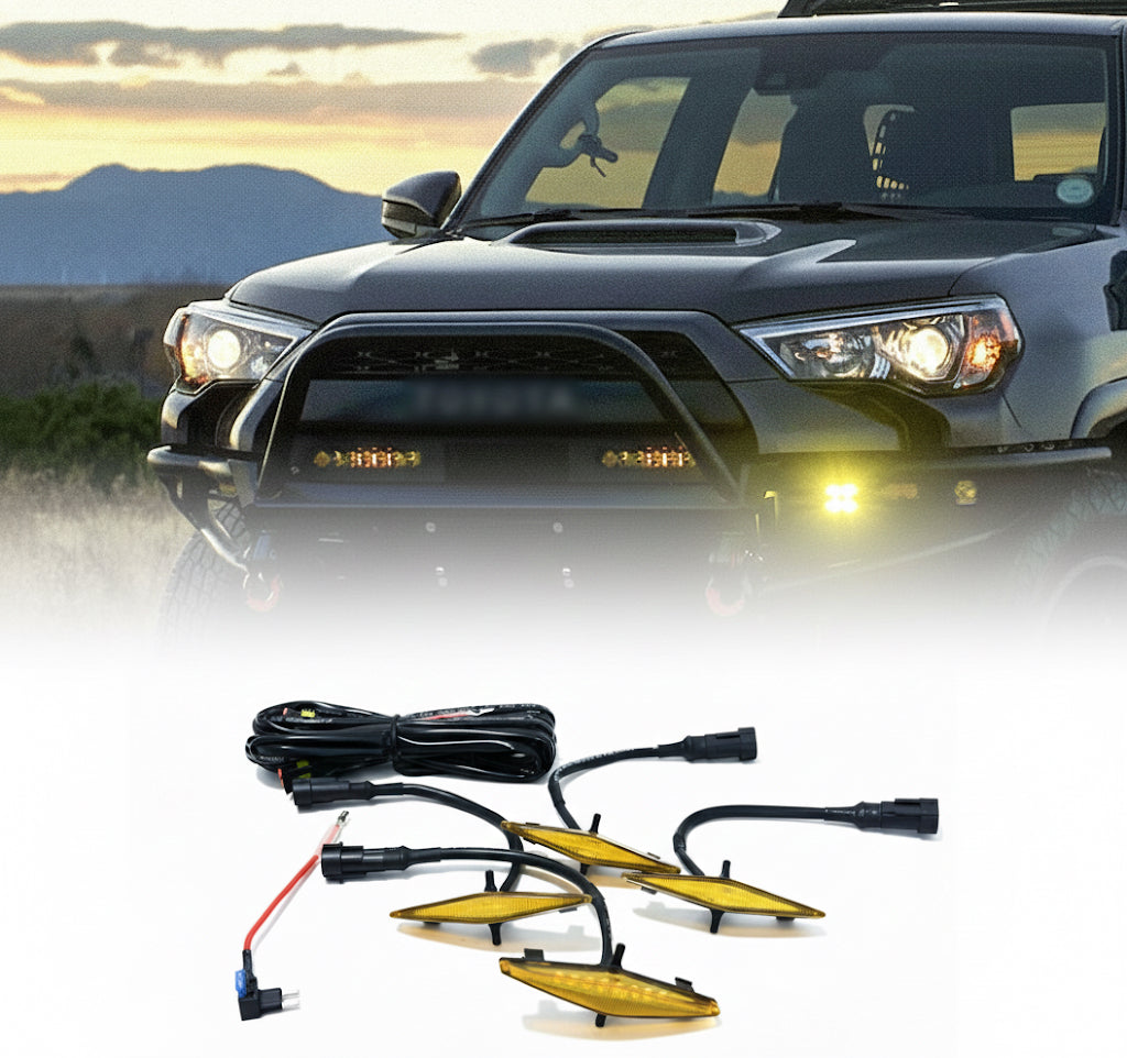 4Runner TRD Grille 2020-2024 with raptor lights