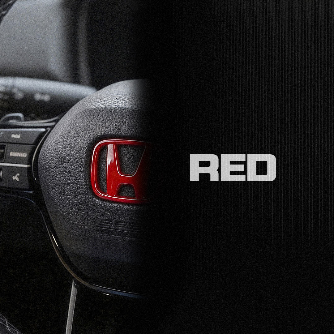 Black Steering Wheel Emblem Cover