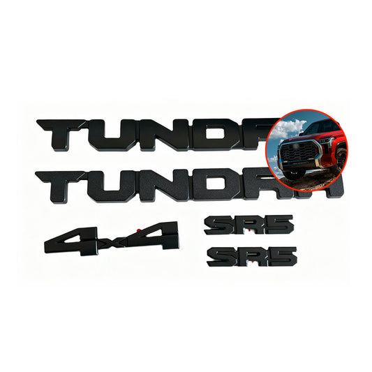 Black Emblem Overlays for Tundra (2022-2026)