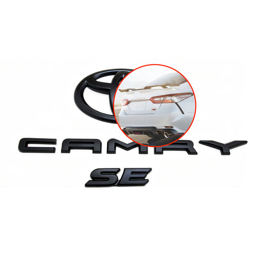 Black Emblem Overlays Kit for Camry SE (2018-2024)