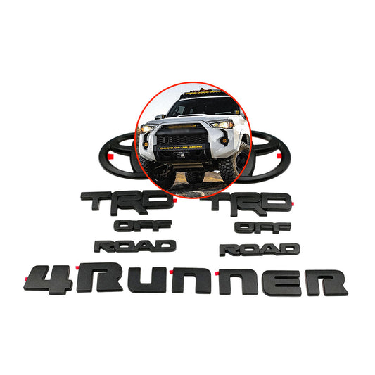 Black Emblem Overlays for 4Runner TRD Off-Road (2014-2024)