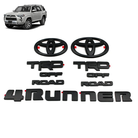 Matte Black 4Runner TRD Off-Road Emblems